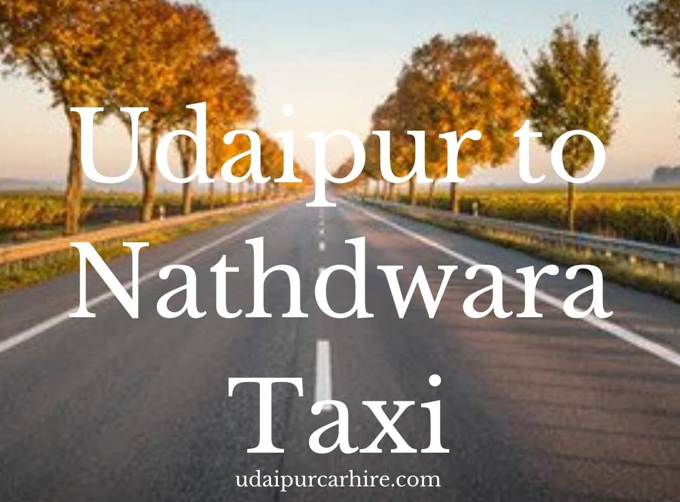 Udaipur to nathdwar taxi